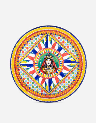 Dolce & Gabbana Porcelain Charger Plate Multicolor TC0010TCA88