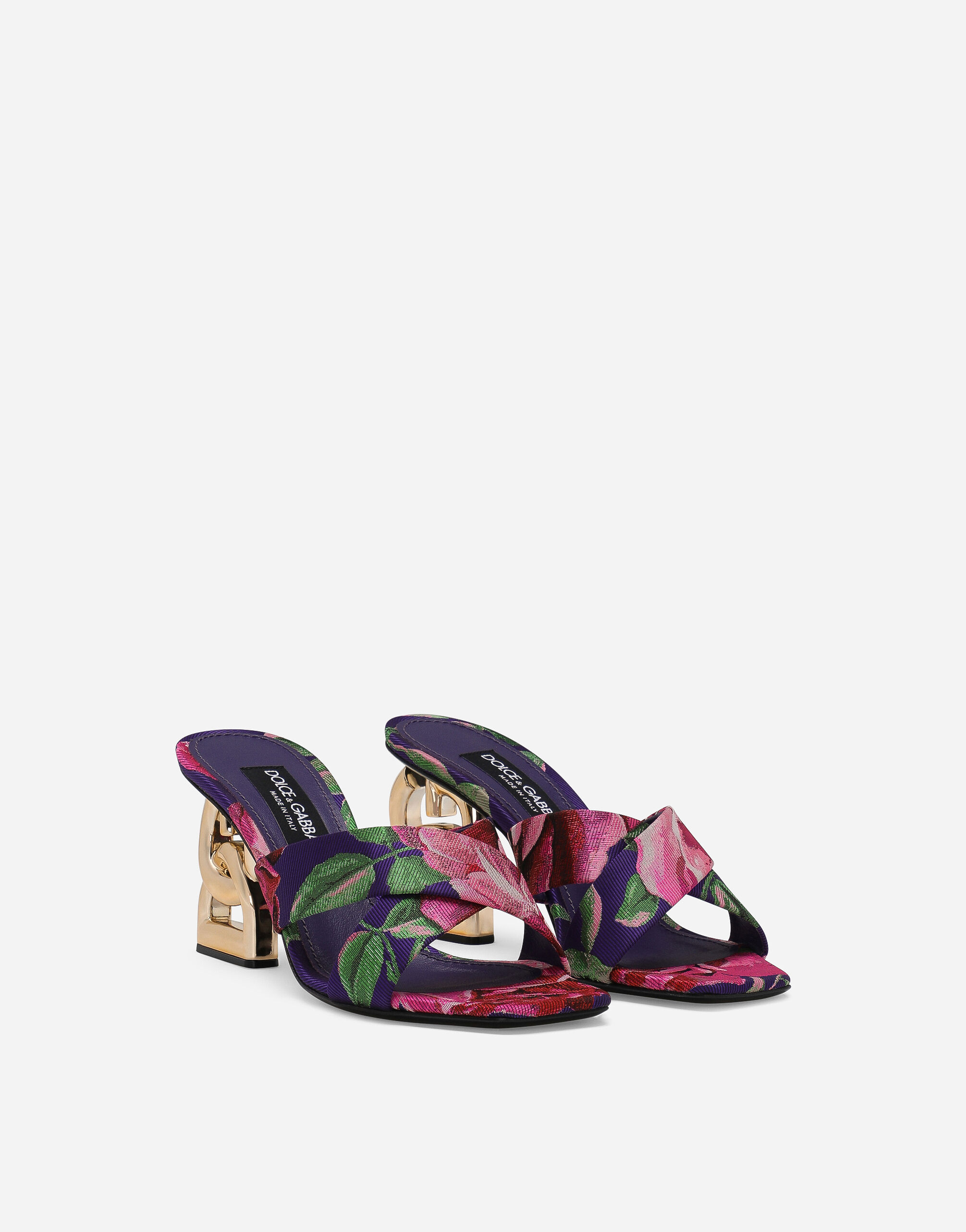 Dolce and best sale gabbana floral slides
