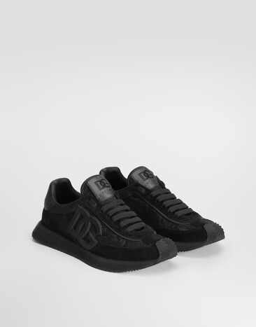 Dolce & Gabbana DG Cushion fabric sneakers Black CK2288A3M04