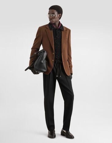 Dolce & Gabbana Sicilia light single-breasted cashmere jacket Dolce & Gabbana Sicilia light single-breasted cashmere jacket G2XD0THU2BZ