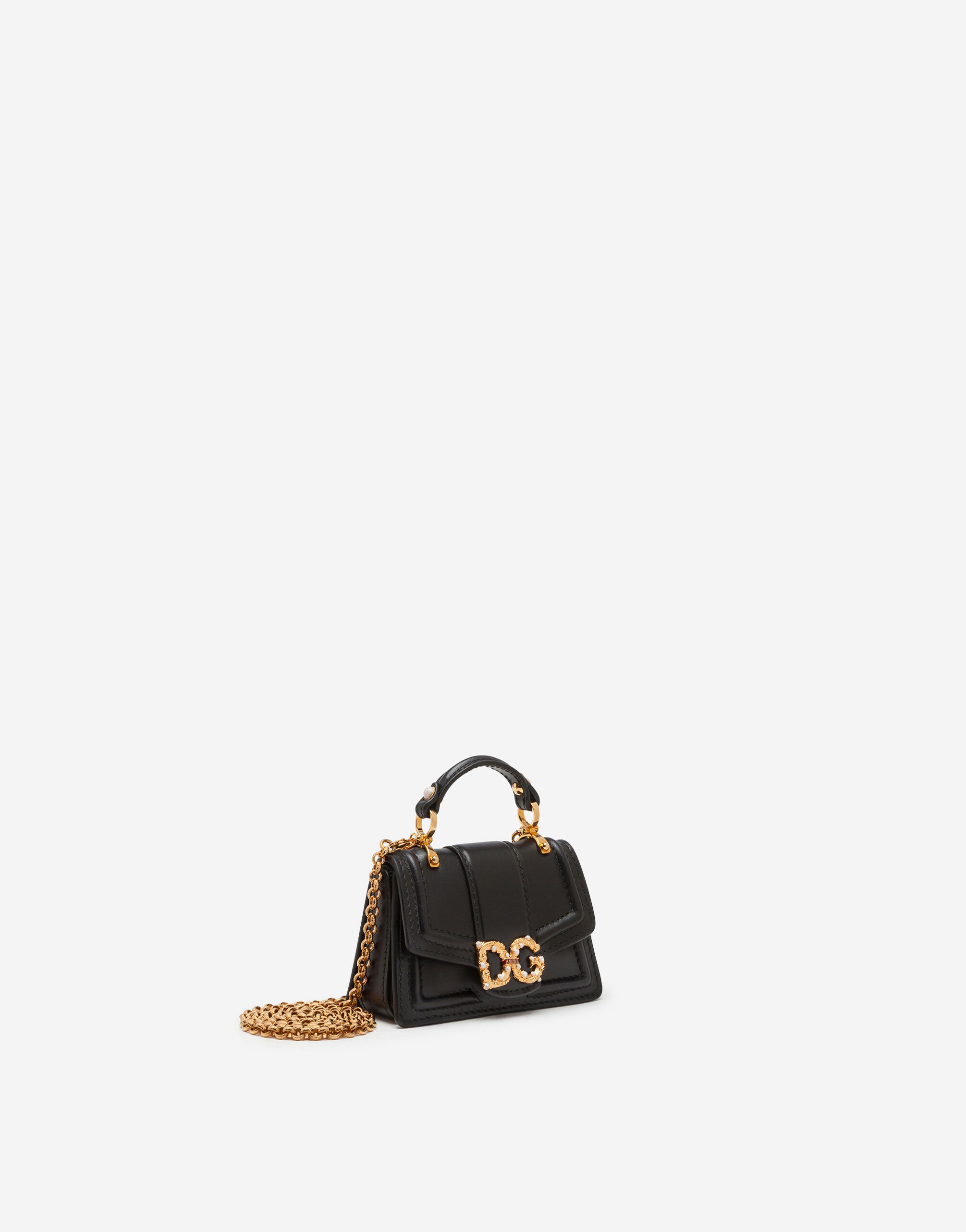 DG Amore micro bag in smooth calfskin