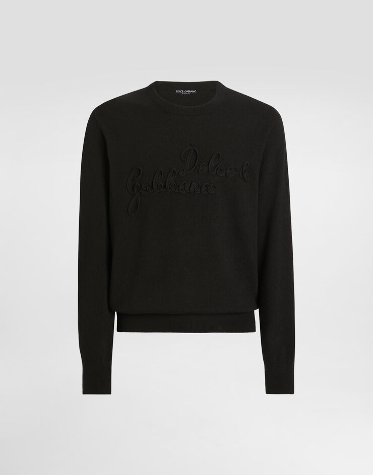 Dolce & Gabbana Fine-gauge wool pullover Black GXX01ZJDVDE