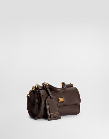 Dolce & Gabbana Mini My Sicily calfskin handbag Brown BB7864B7321