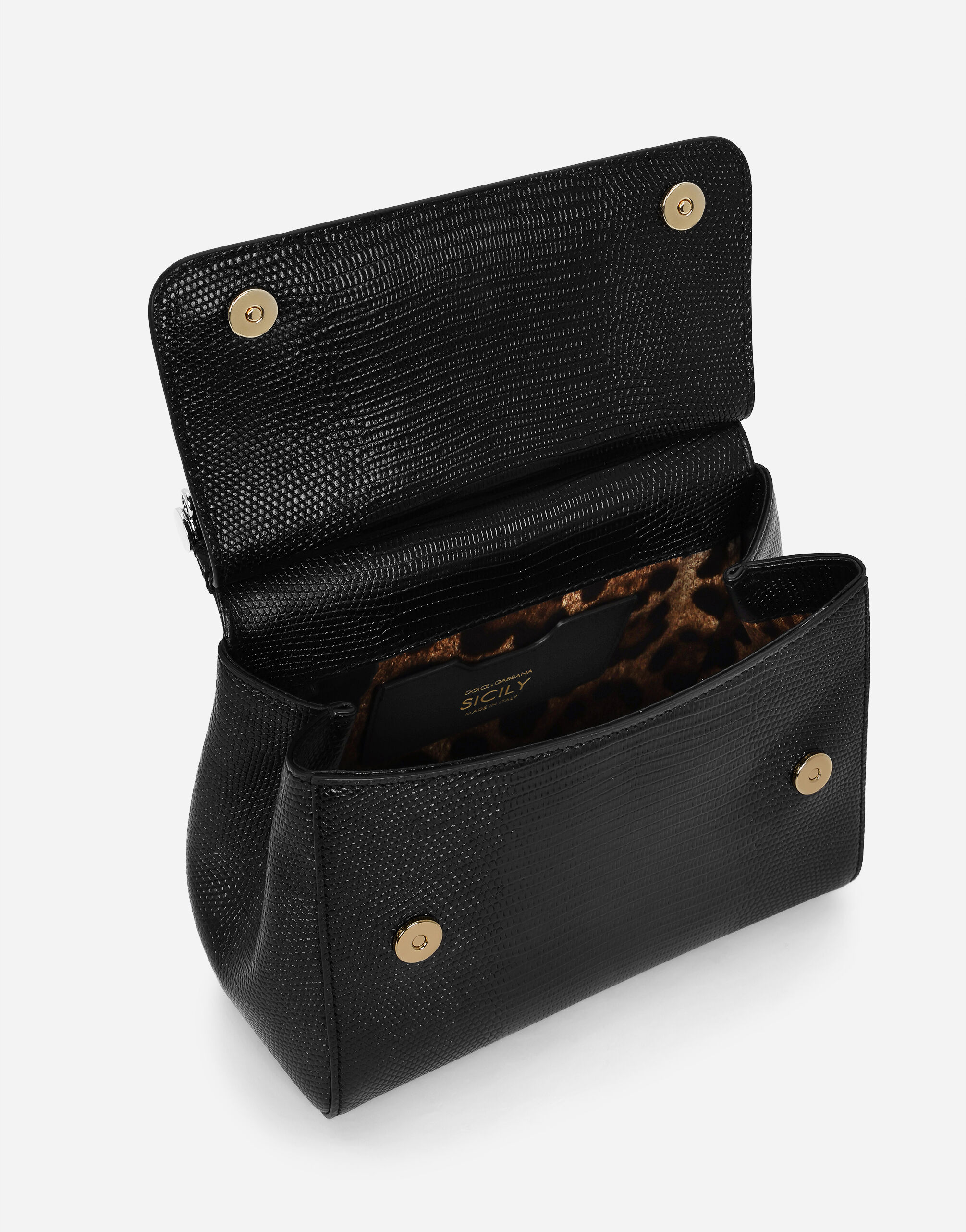 Dolce and gabbana black purse online