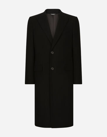 Dolce & Gabbana シングルブレストコート ウール ブラック G036CTFUSXS