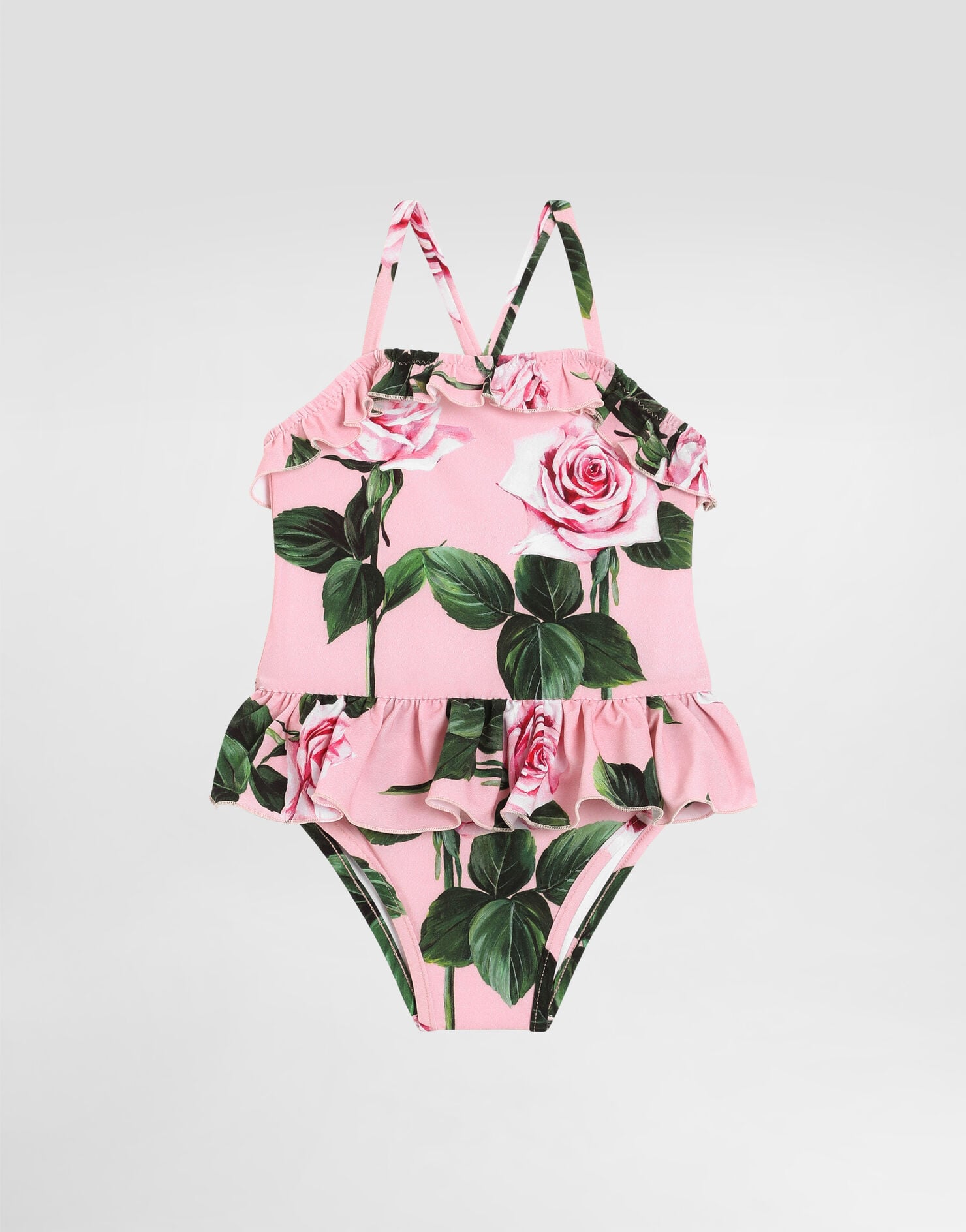 Sophie & Lucas Girls Rosemary Bubble Dress - Beach Print main image 1