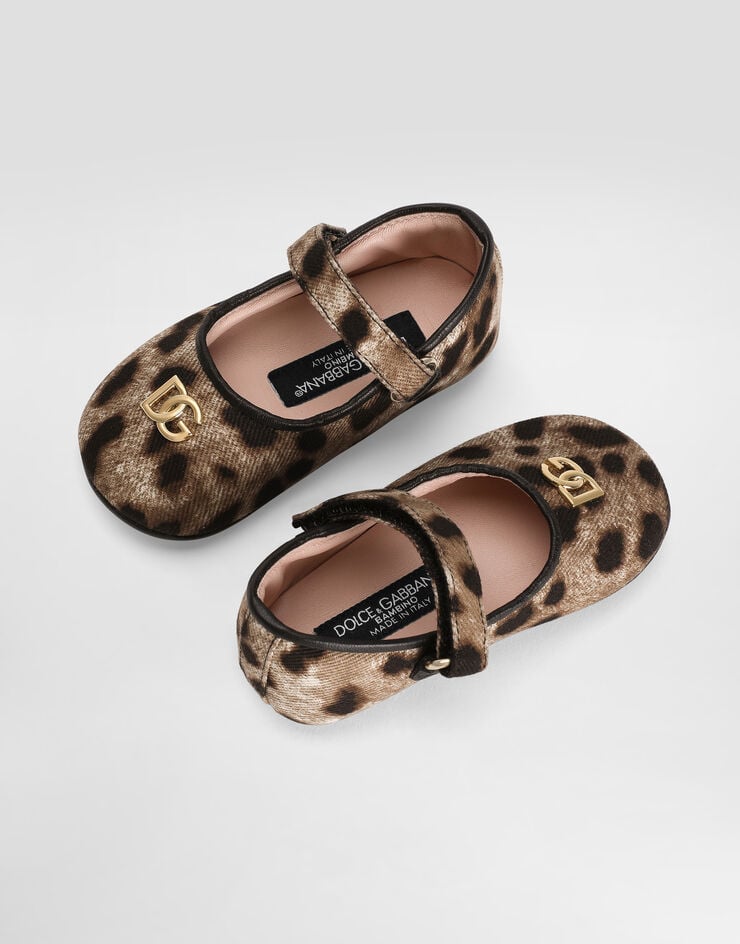 Dolce & Gabbana Leo-print drill ballet flats Print DK0169AD996