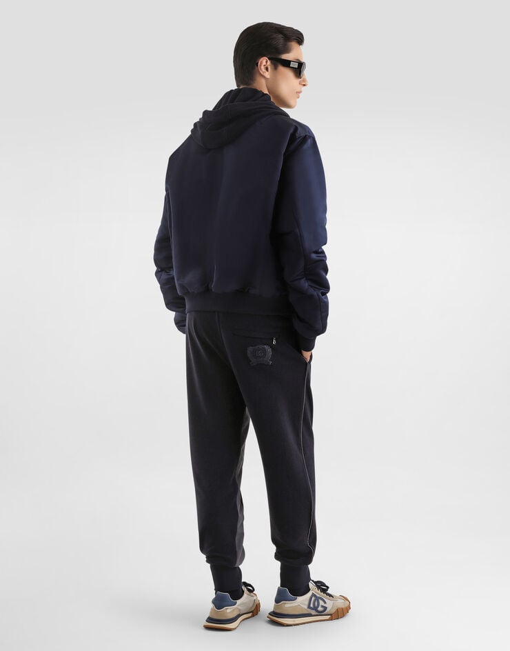 Dolce & Gabbana Cotton terry sweatshirt Blue G9CBZZHU7XG