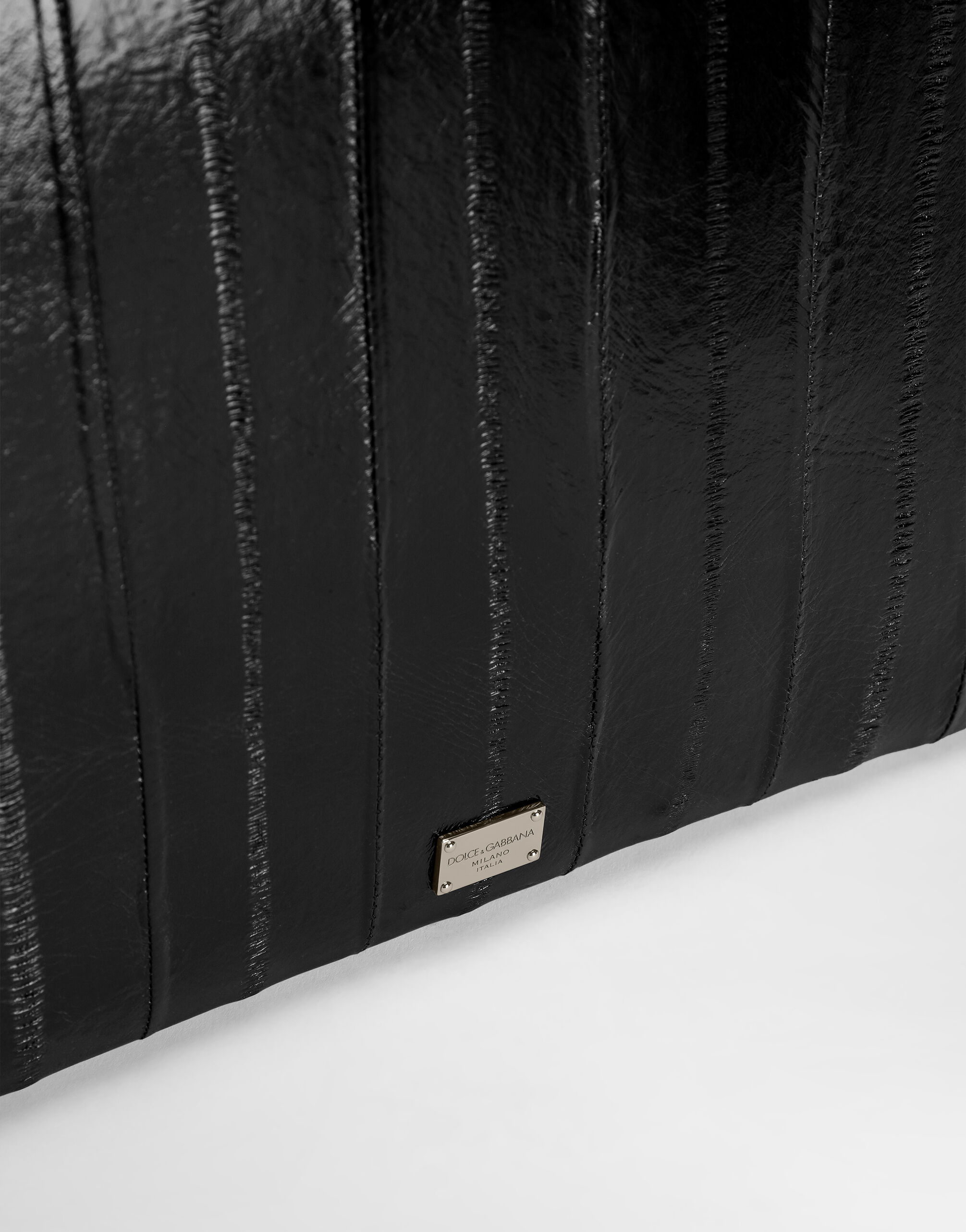 Eel skin necessaire in Black for Men | Dolce&Gabbana® US