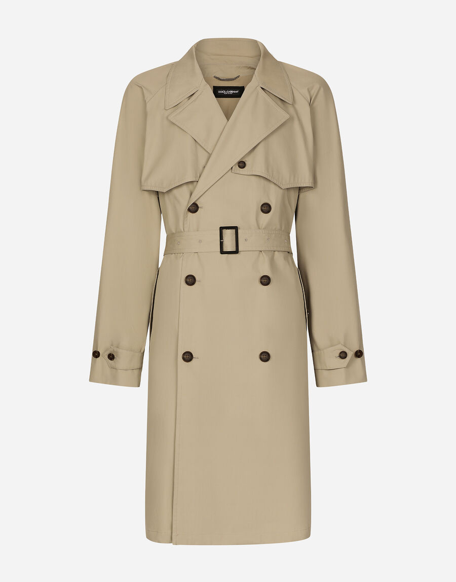Double-breasted trench coat