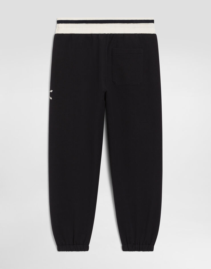 Dolce & Gabbana Fleece trousers Blue L4JPLWG7QMX