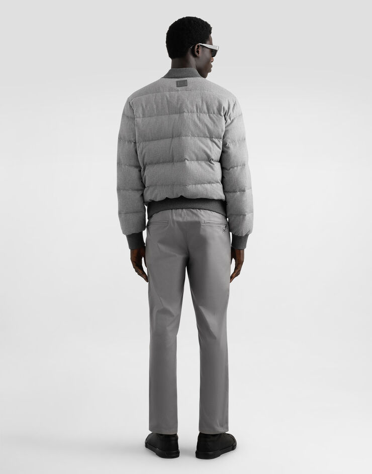 Dolce & Gabbana Reversible padded jacket Grey G9BSOTFU5YA