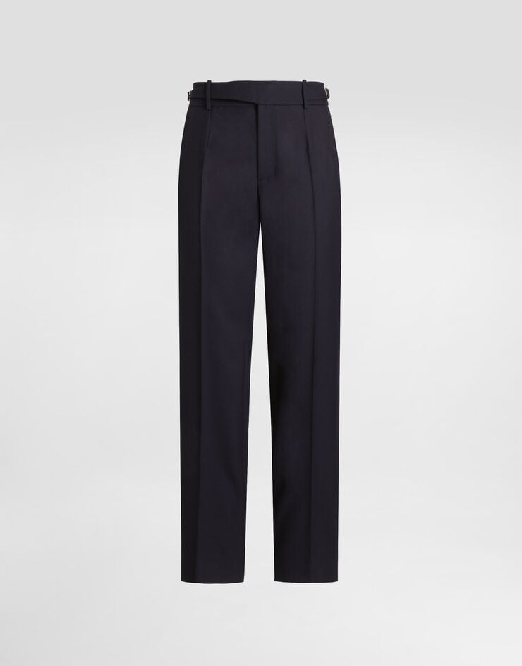 Dolce & Gabbana Virgin wool trousers Blue GP110TFU2YW