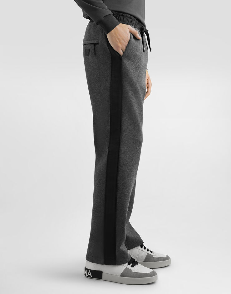 Dolce & Gabbana Double-faced trousers Grey GP1P9THUML9