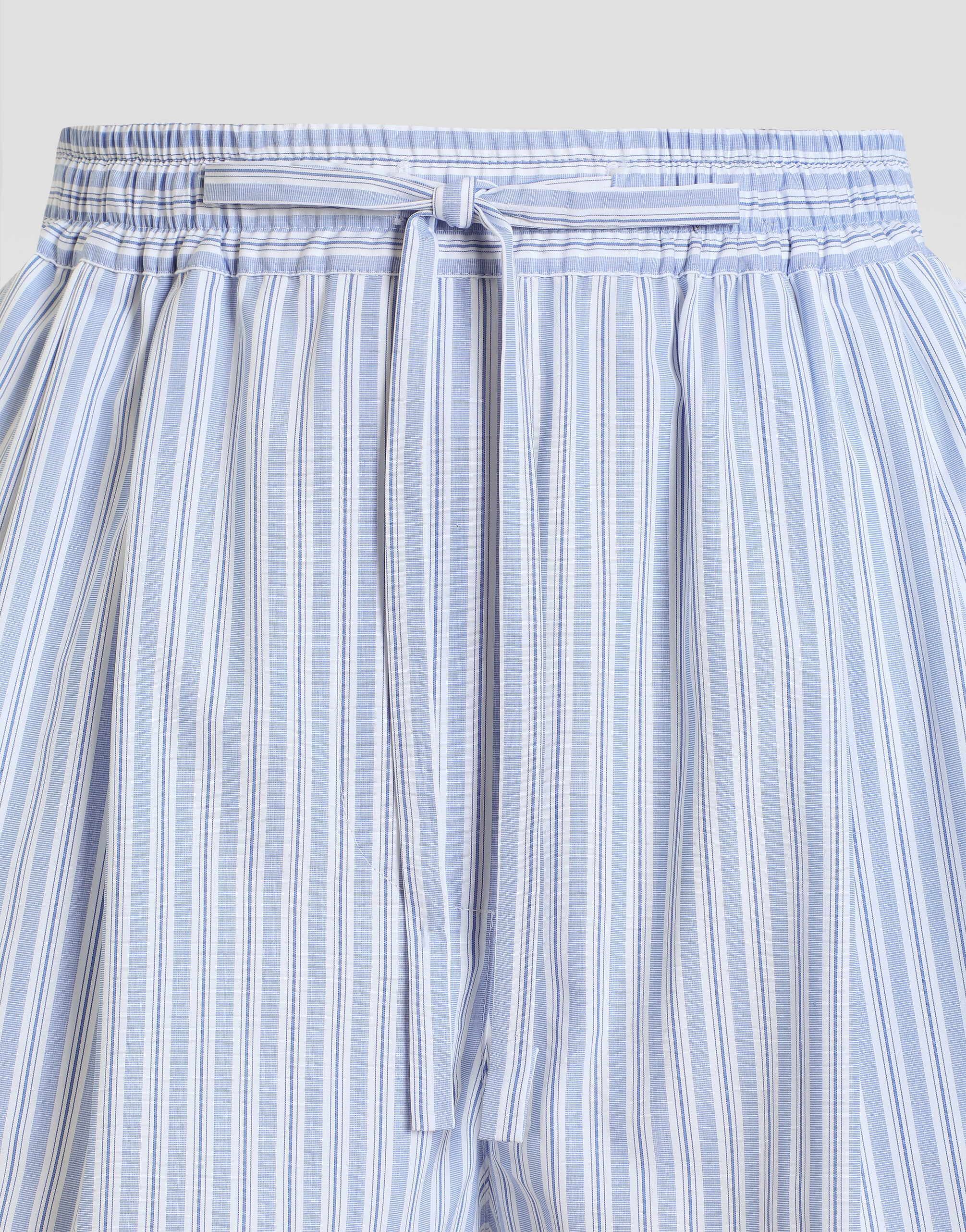 Striped poplin shorts - thumbnail 4