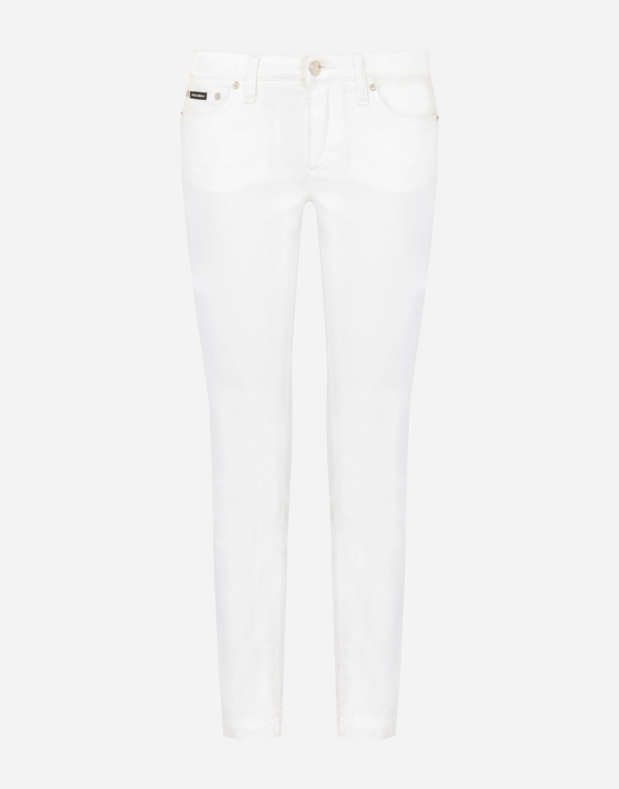 Dolce & Gabbana Denim jeans with pretty fit White FTB47DG8GF5