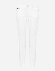 Dolce & Gabbana Denim jeans with pretty fit White FTB47DG8GF5