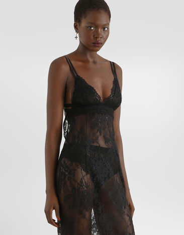 Dolce & Gabbana Lace dress Black F614ETFLUCO