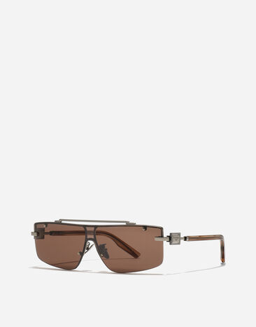Dolce & Gabbana Cargo Sunglasses Shiny bronze - brown havana VG2335VM573