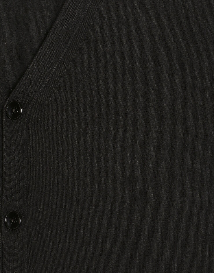 Dolce & Gabbana Кардиган из кашемира черный GXV01TJBW05