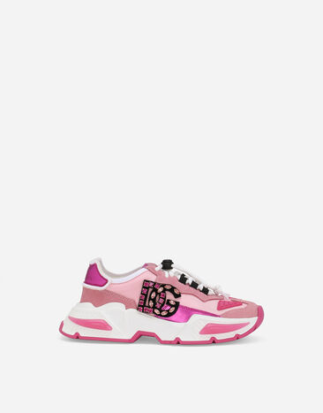 Dolce & Gabbana Sneakers Airmaster en nylon à logo DG Rose D11298AU169