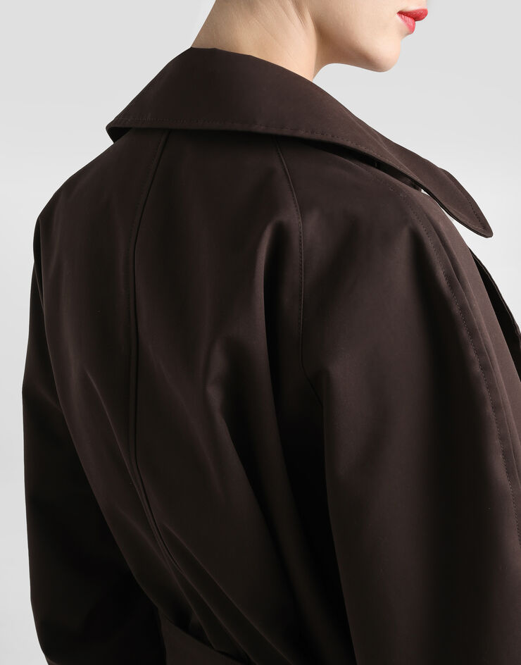 Dolce & Gabbana 科技华达呢风衣 棕 F0W7MTFUS4B