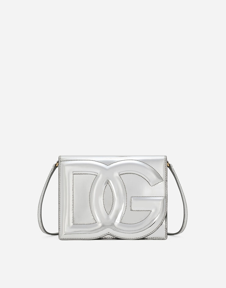 Dolce & Gabbana DG 로고 백 크로스보디백 실버 BB7287AY828