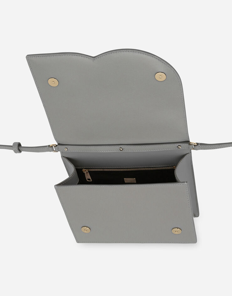 Dolce & Gabbana Umhängetasche DG Logo Grau BB7287AW576