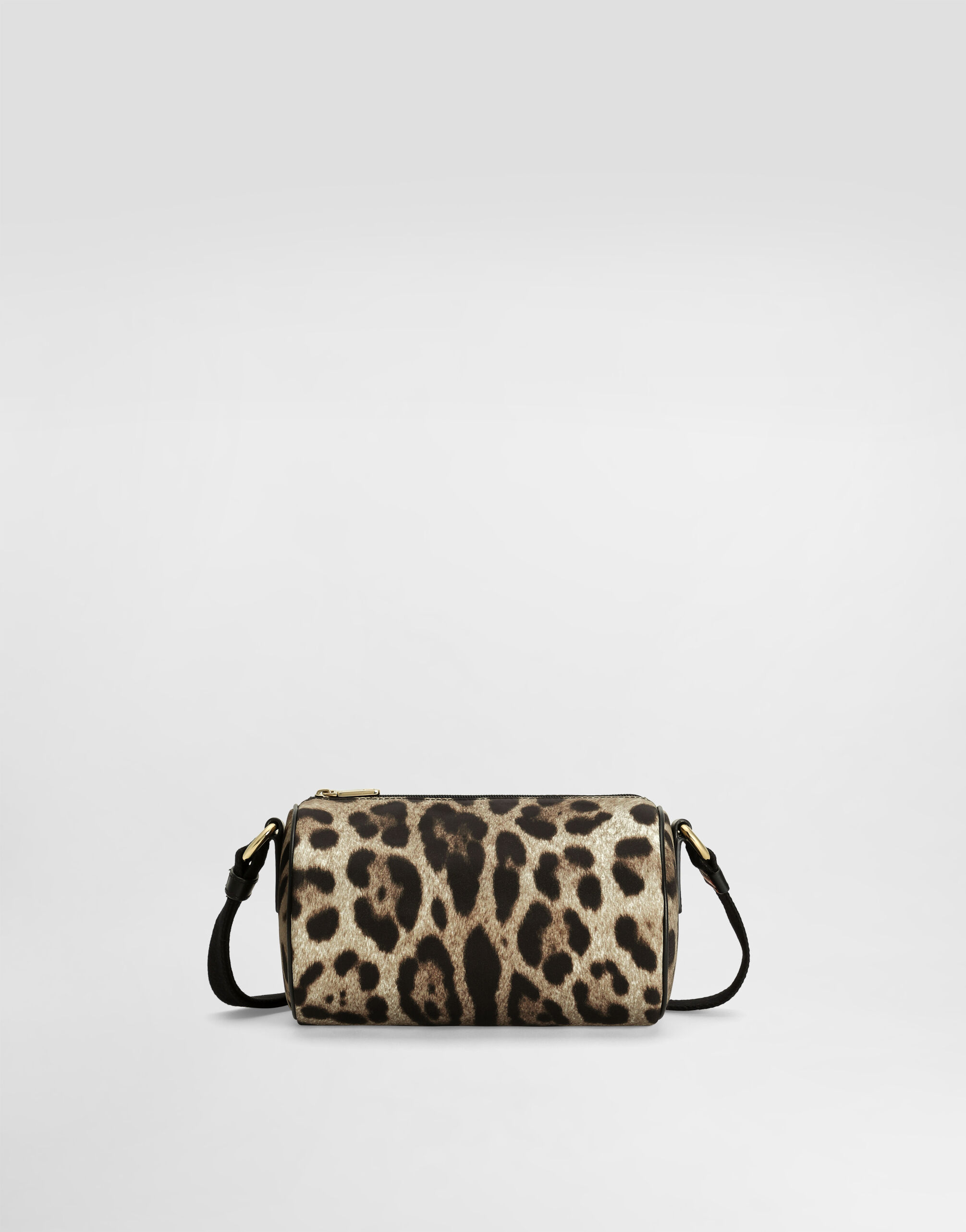 Leo-print nylon crossbody bag in Print for Girls | Dolce&Gabbana® US