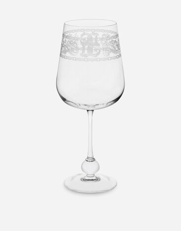 Dolce & Gabbana Red Wine Glass Multicolor TCB019TCA73