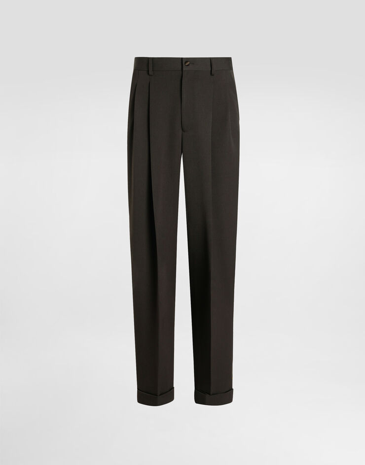 Dolce & Gabbana Wool gabardine trousers Multicolor GP16NTFU21E