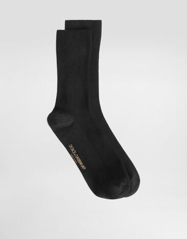 Dolce & Gabbana جوارب مضلعة Black GX09KTJFMNB