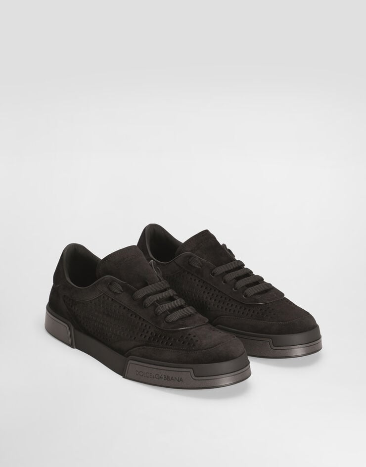 Dolce & Gabbana Zapato Portofino Yacht de ante Negro A20189A6688