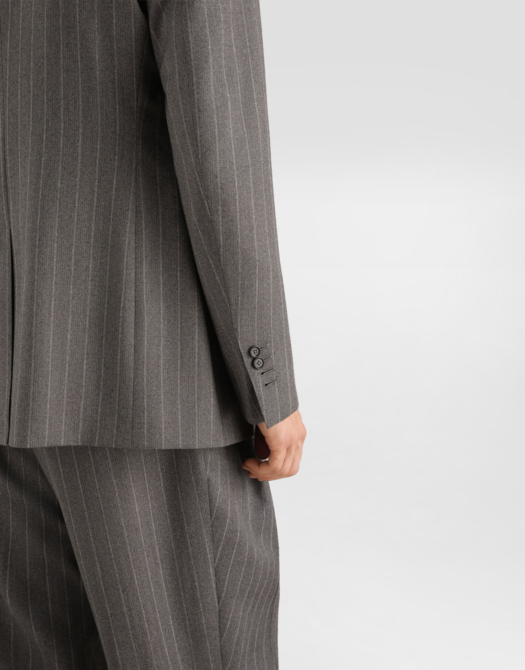 Palermo single-breasted pinstripe wool jacket - thumbnail 5
