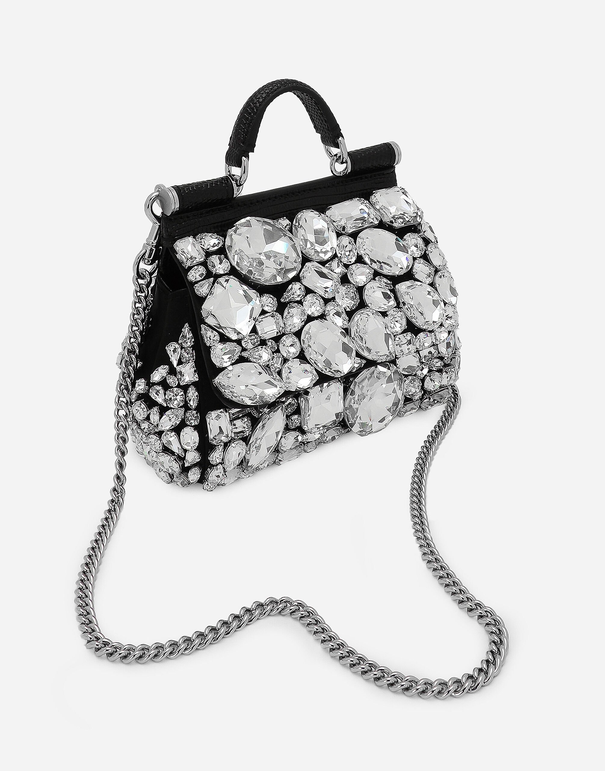Mini Sicily handbag in Black for Women Dolce Gabbana