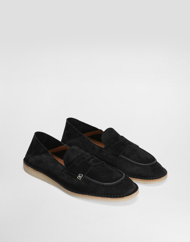 Dolce & Gabbana Reversed calfskin slipper Black A50739AS707