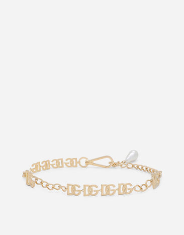 Dolce & Gabbana Chain belt with DG multi-logo Gold BE1315AK870