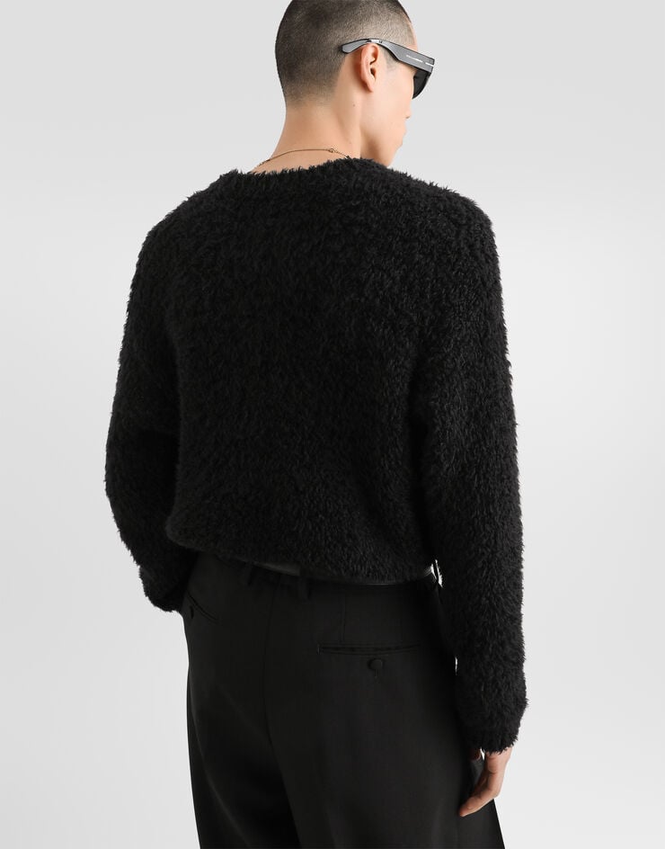 Dolce & Gabbana Alpaca blend pullover Dolce & Gabbana Alpaca blend pullover Black GXR00TJFMM3