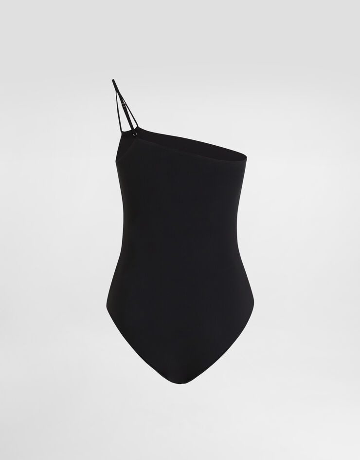 Dolce & Gabbana Maillot de bain une pièce avec bretelle asymétrique Noir O9A04JONO12