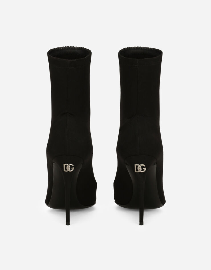 Dolce & Gabbana  Stretch jersey ankle boots Black CT0959AM237