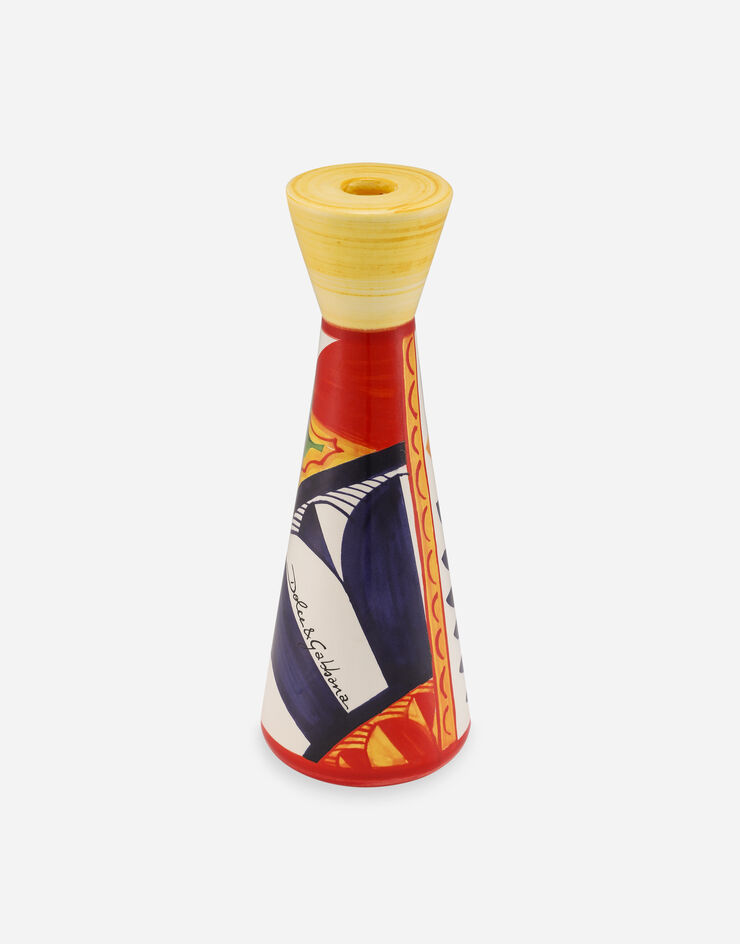 Dolce & Gabbana Ceramic Candle Holder medium Multicolor TCC187TCACD