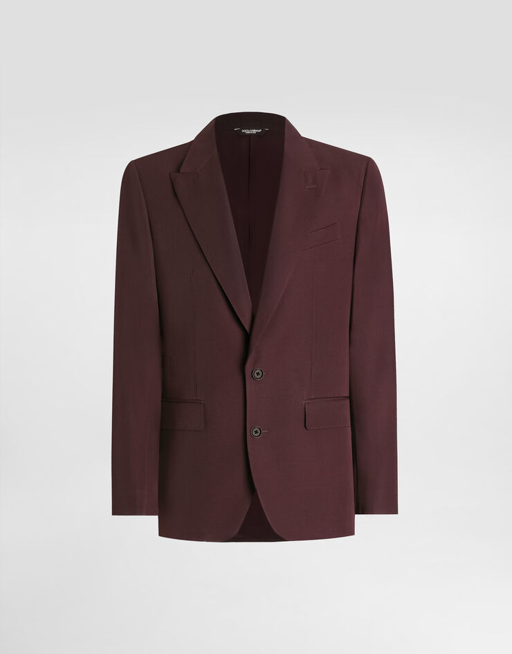 Dolce & Gabbana Single-breasted woolen jacket Multicolor G2TV4TFU2OW