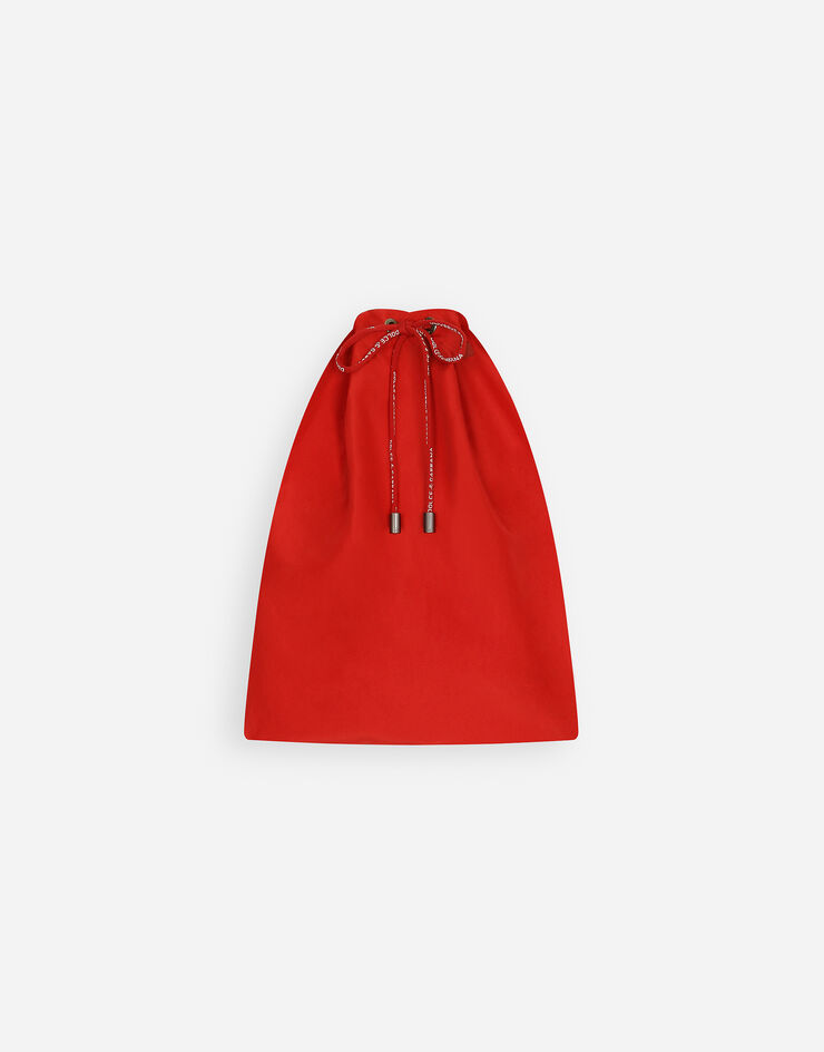 Dolce & Gabbana Короткие пляжные боксеры с фирменной пластинкой красный M4B11TFUSFW