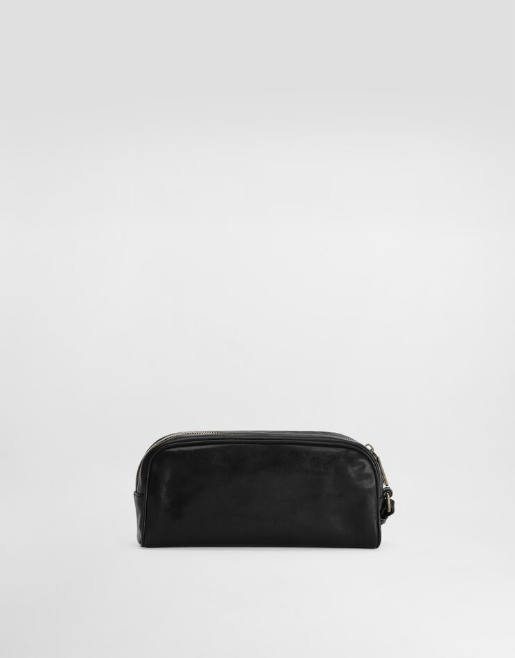Dolce & Gabbana Tempesta calfskin necessaire Black BP3456AU994