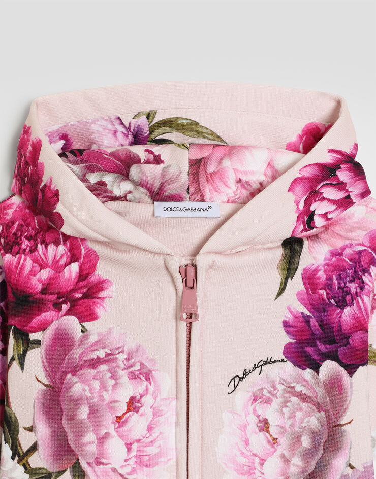 Dolce & Gabbana Peony-print cotton sweatshirt Dolce & Gabbana Peony-print cotton sweatshirt Multicolor L2JWDOG7QWQ