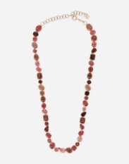 Dolce & Gabbana Anna necklace in red gold 18kt with toumalines Gold WNQA3GWQC01