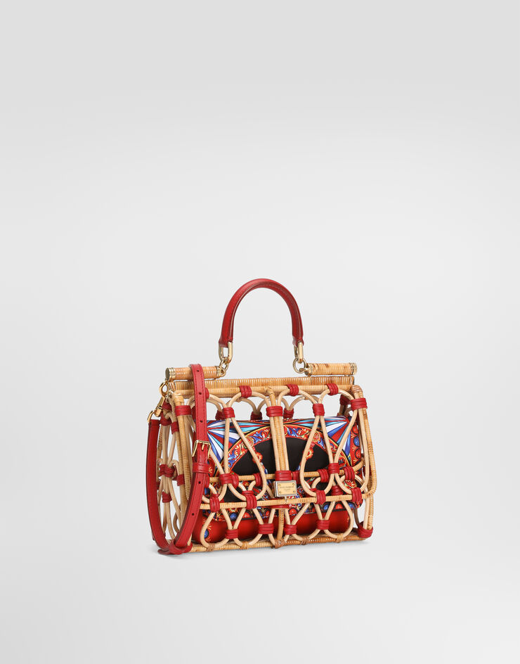 Dolce & Gabbana Sicily handbag with embroidery Dolce & Gabbana Sicily handbag with embroidery Multicolor BB5660B0421