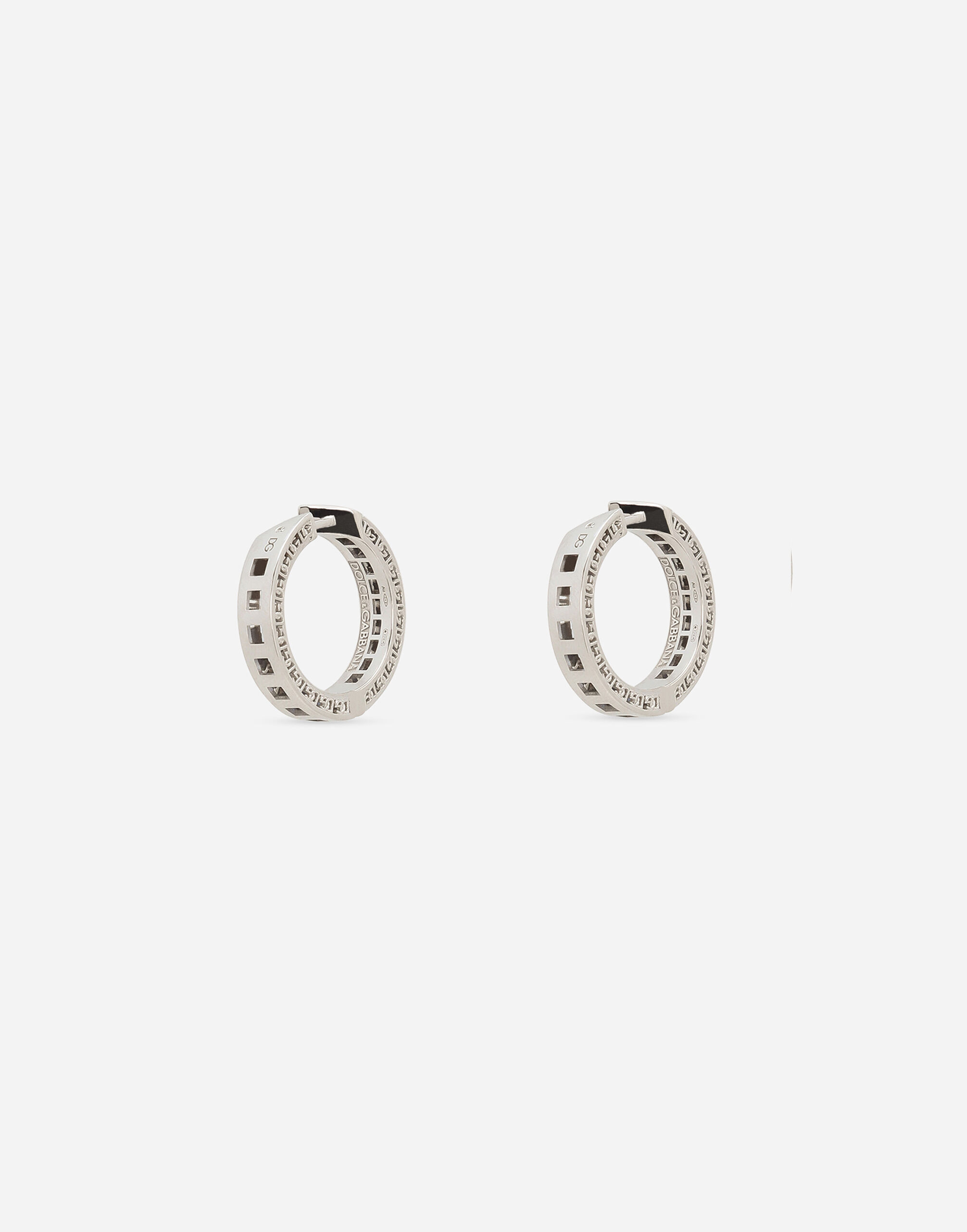2075 ORECCHINO ANNA in White for for Women Dolce Gabbana