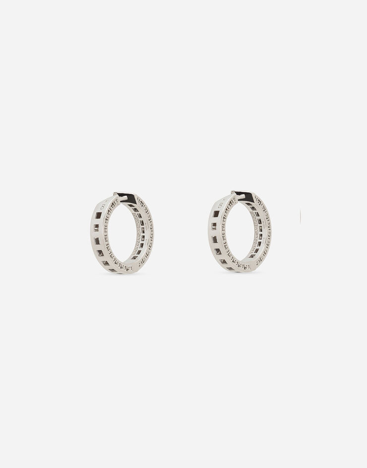 Dolce & Gabbana Anna earrings in white gold 18kt with blue sapphires White WEQA5GWSALB