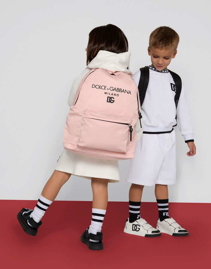Dolce & Gabbana Рюкзак из нейлона с логотипом DG розовый EM0074AK441